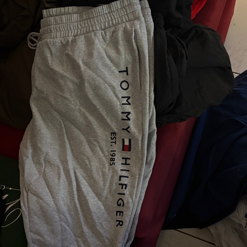 Tommy Hilfiger Kids Light Gray Joggers